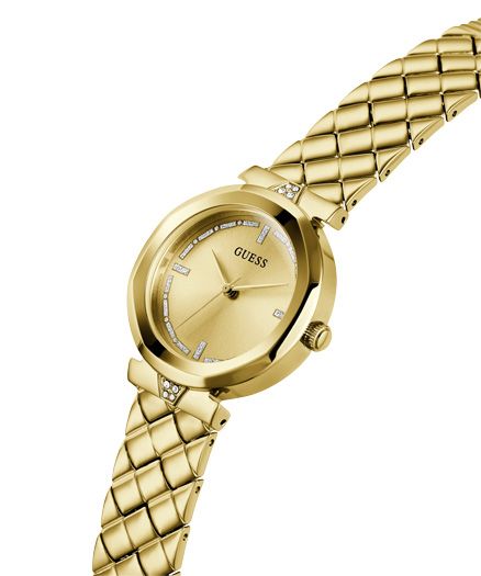 Guess Orologio Solo Tempo Acciaio Gold Rumour