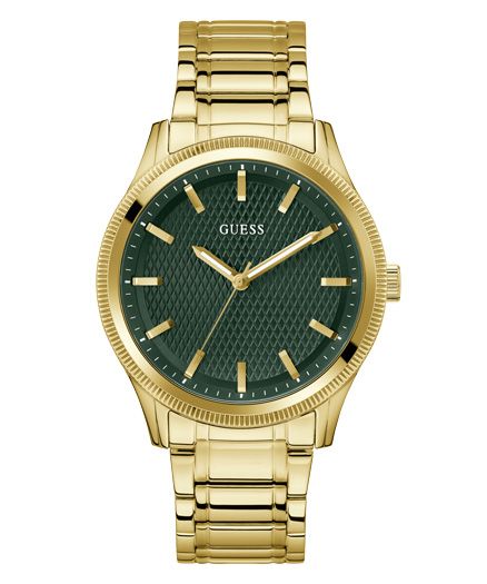 Guess Orologio Solo Tempo Acciaio Gold Dex