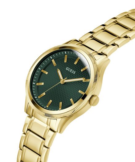 Guess Orologio Solo Tempo Acciaio Gold Dex