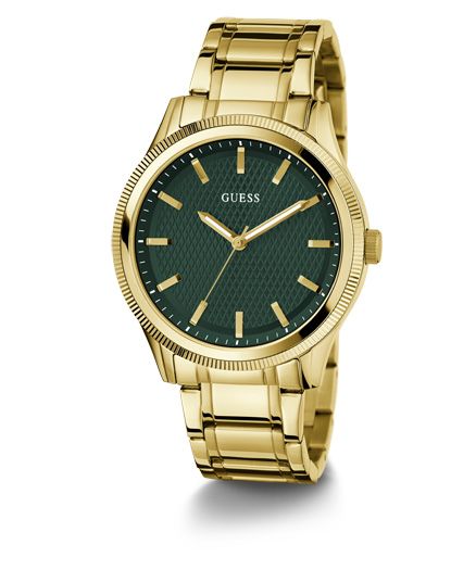Guess Orologio Solo Tempo Acciaio Gold Dex