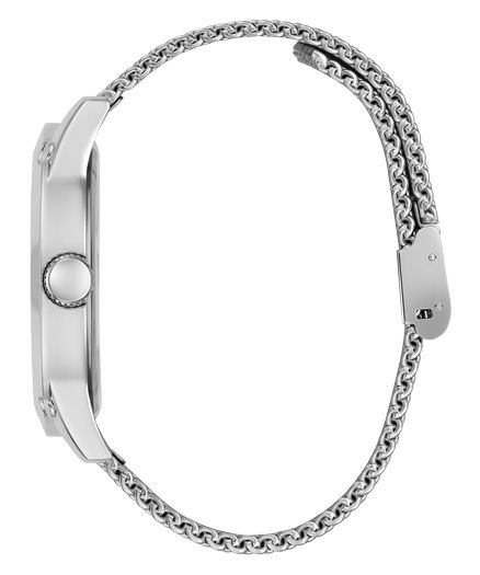 Guess Orologio Solo Tempo Acciaio Crescent