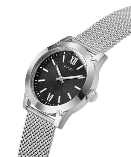 Guess Orologio Solo Tempo Acciaio Crescent