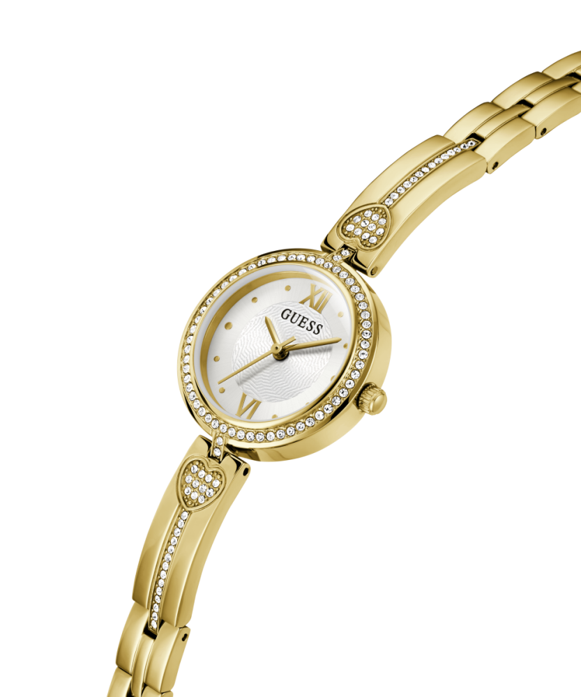 Guess Orologio Solo Tempo Acciaio Gold Lovey