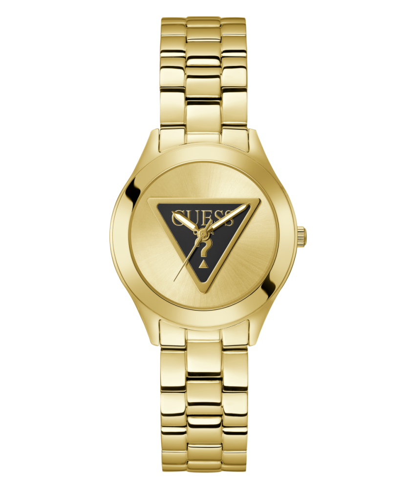 Guess Orologio Solo Tempo Acciaio Gold Quadrante Gold