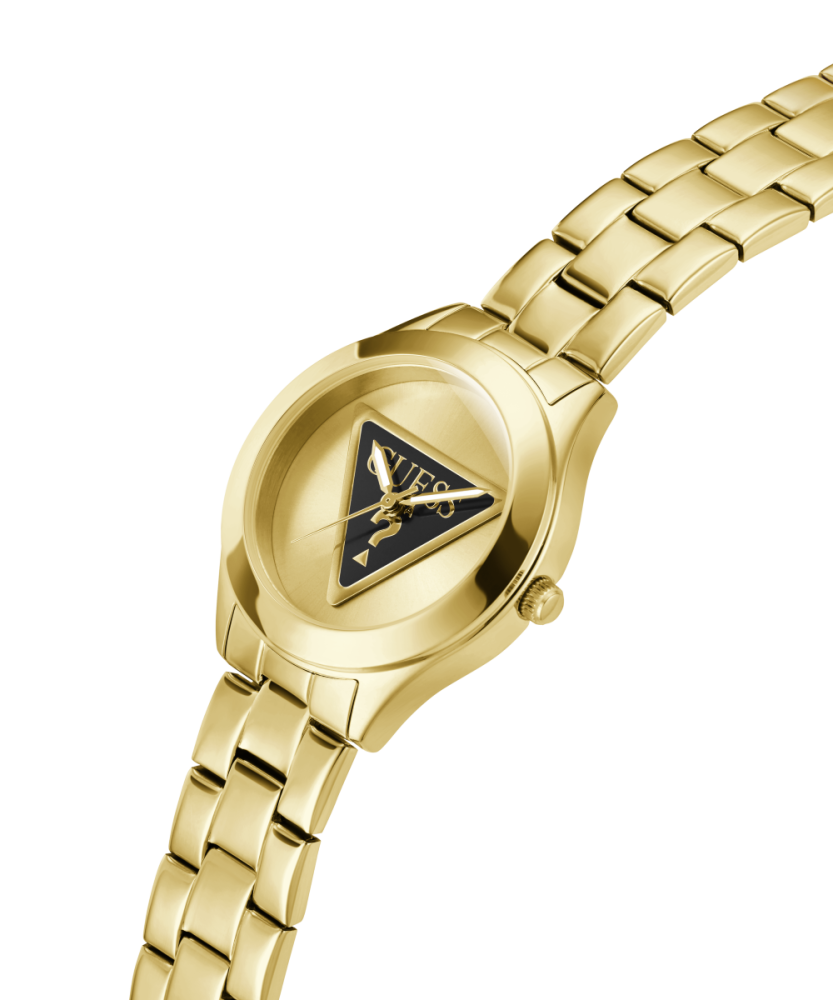 Guess Orologio Solo Tempo Acciaio Gold Quadrante Gold