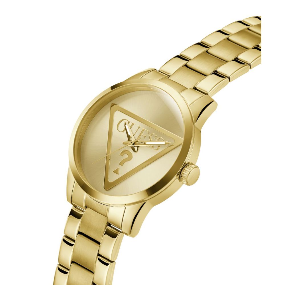 Guess Orologio Solo Tempo Acciaio Gold Badge
