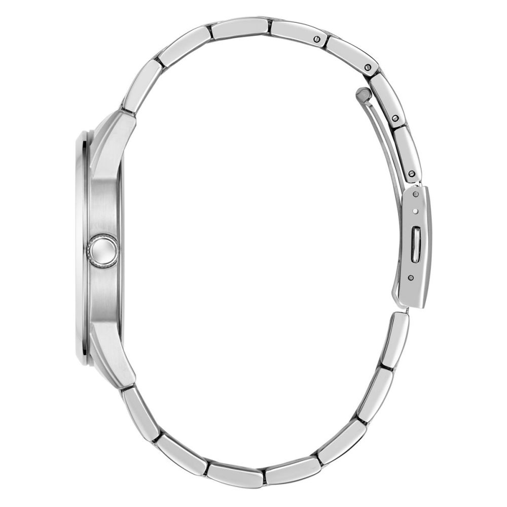 Guess Orologio Solo Tempo Acciaio Quadrante Nero Monte