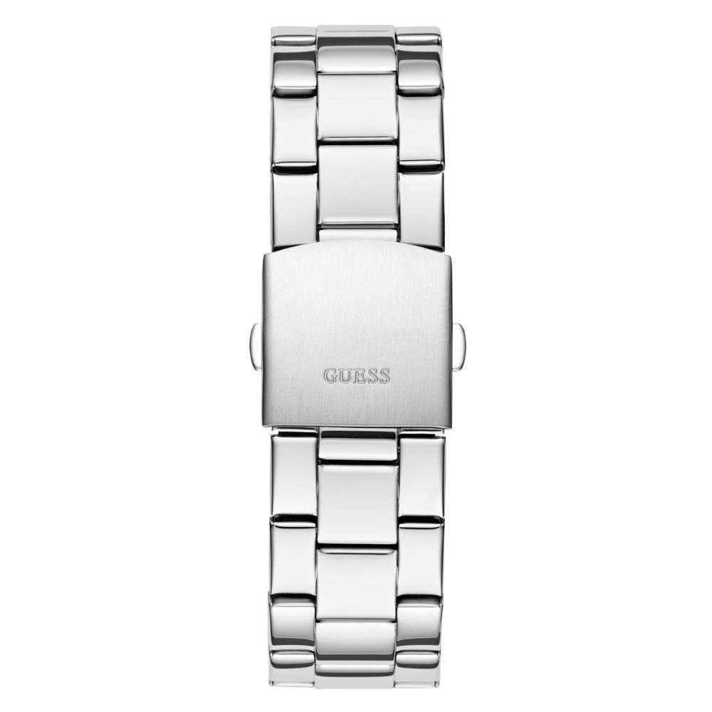 Guess Orologio Solo Tempo Acciaio Quadrante Nero Monte
