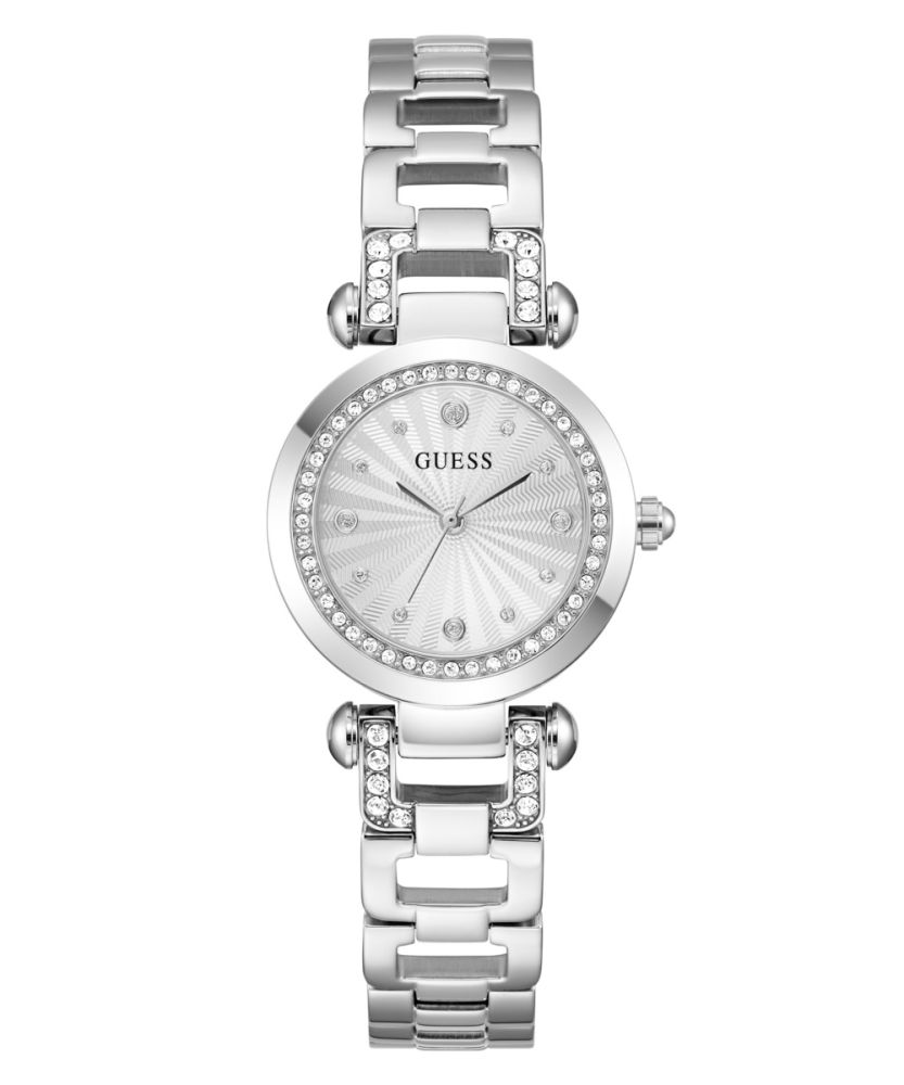 Guess Orologio Solo Tempo Acciaio Quadrante Silver