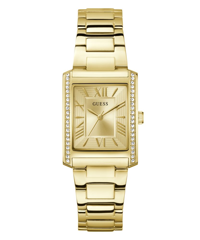 Guess Orologio Solo Tempo Acciaio Gold Quadrante Gold