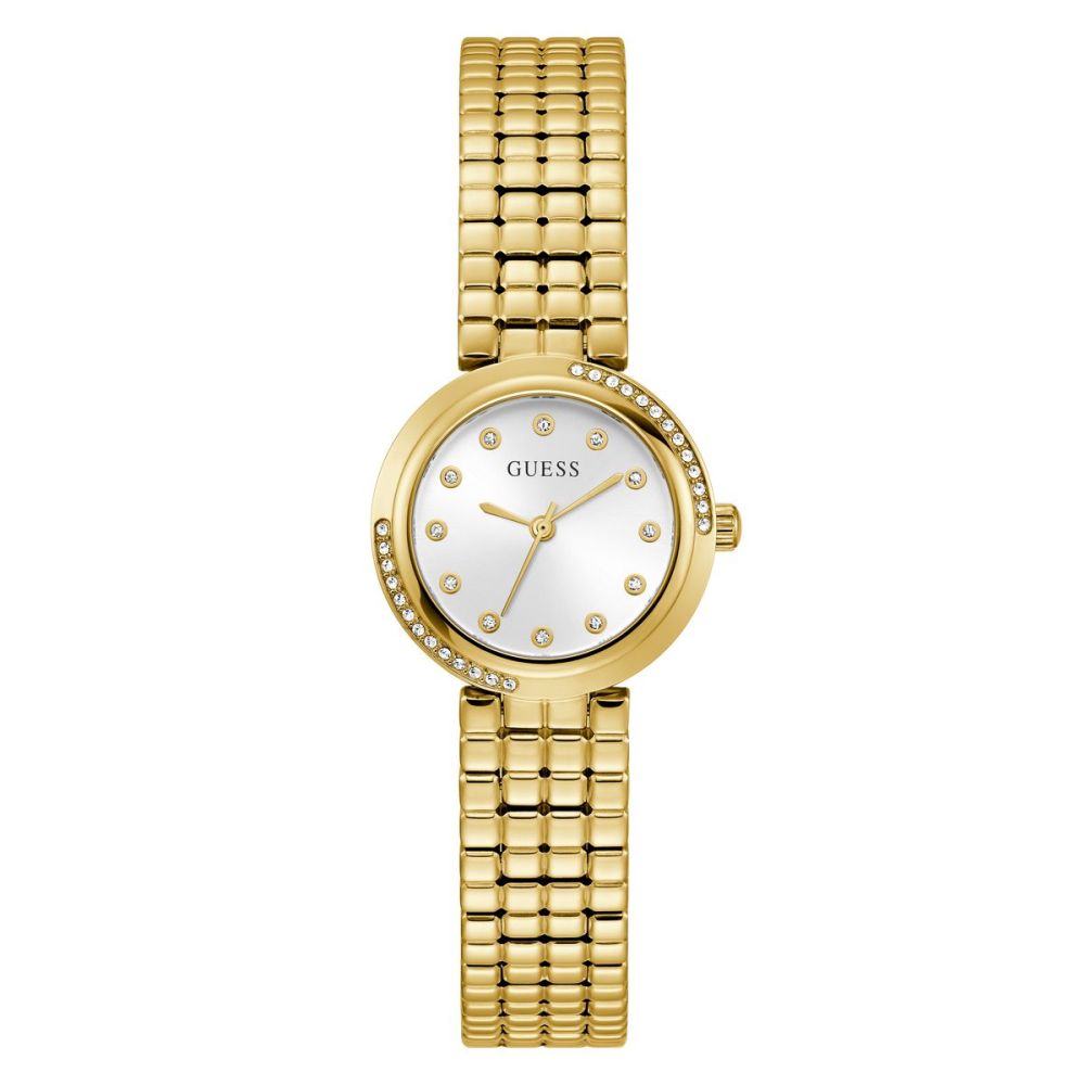 Guess Orologio Solo Tempo Acciaio Gold Clara