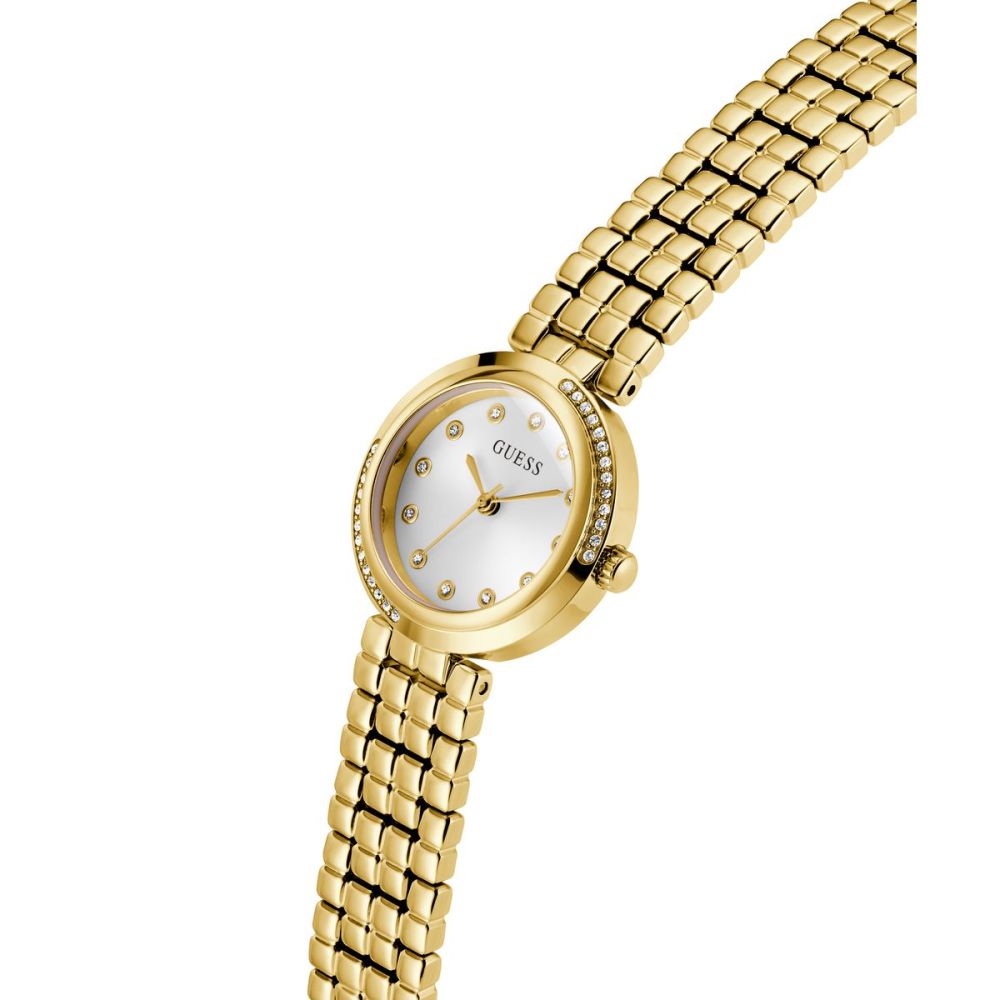 Guess Orologio Solo Tempo Acciaio Gold Clara