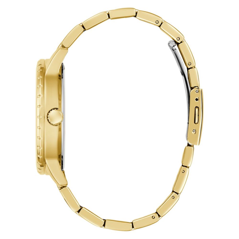 Guess Orologio Solo Tempo Acciaio Gold Monarch