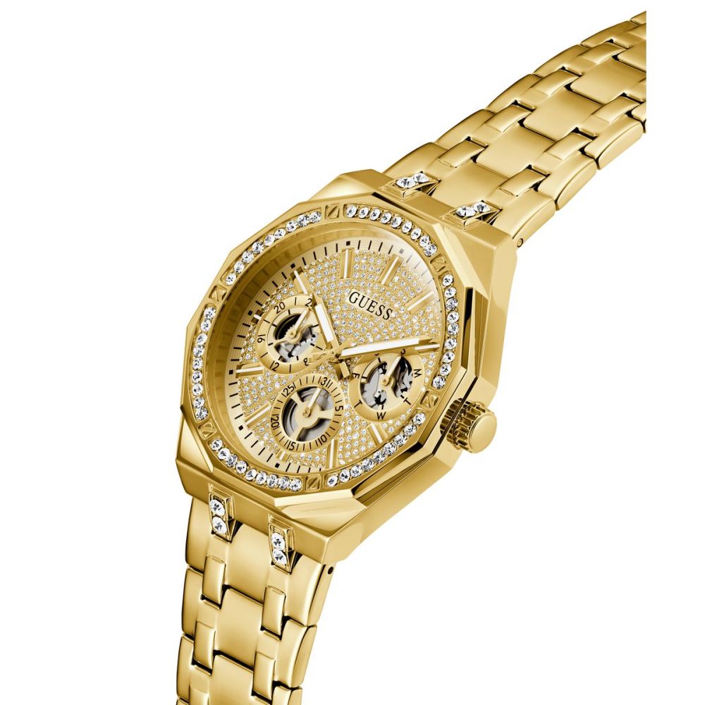 Guess Orologio Multifunzione Acciaio Gold Kryptonite