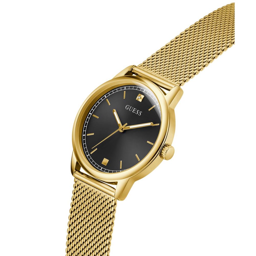 Guess Orologio Solo Tempo Acciaio Gold Chandler