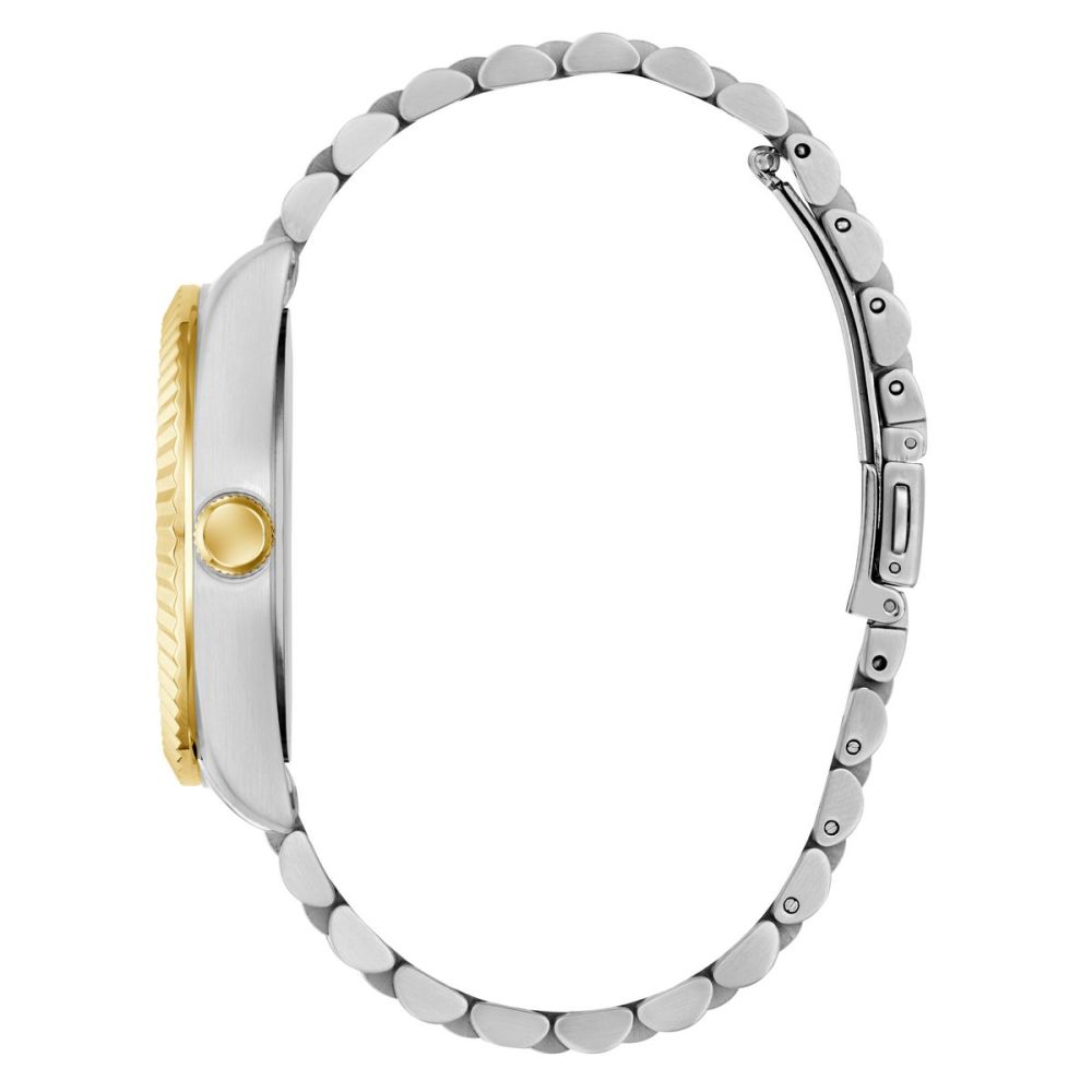 Guess Orologio Meccanico Acciaio Bicolore Gold Connoisseur