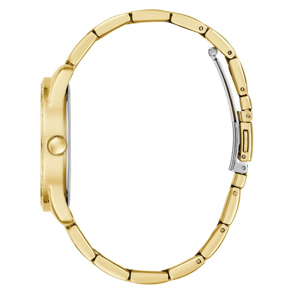 Guess Orologio Solo Tempo Acciaio Gold Roxy