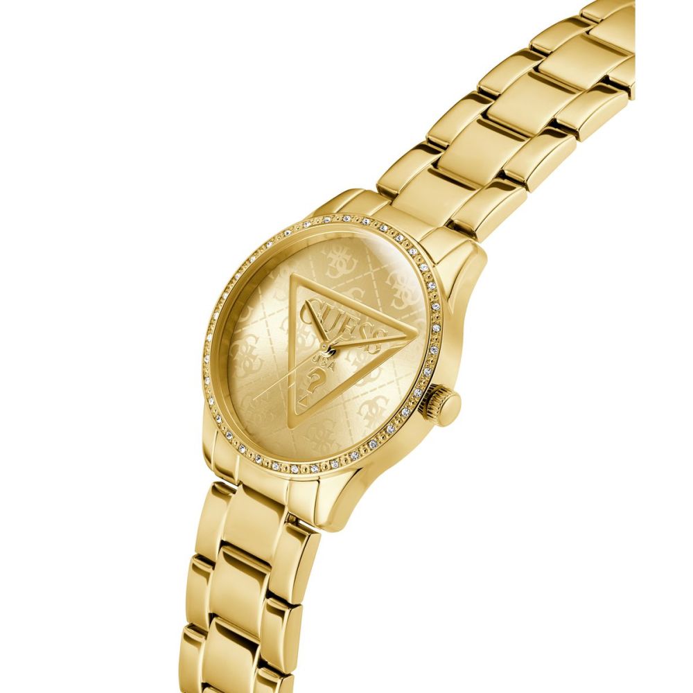 Guess Orologio Solo Tempo Acciaio Gold Roxy