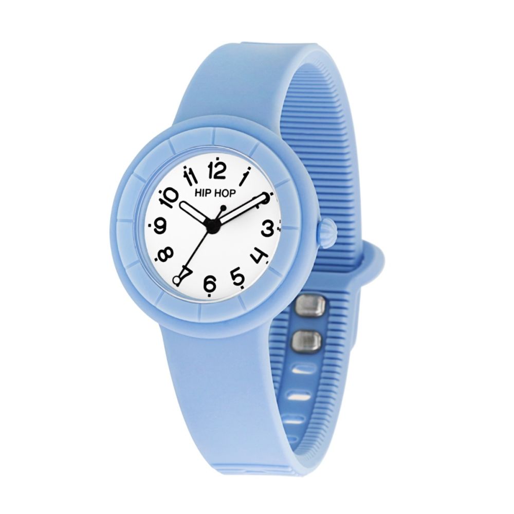 Hip Hop Solo Tempo Azzurro Quadrante Bianco
