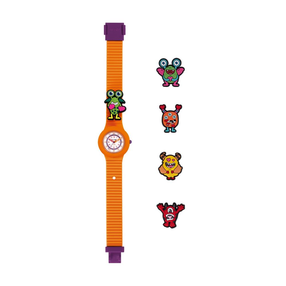 Hip Hop Solo Tempo Silicone Arancio Happy Monsters