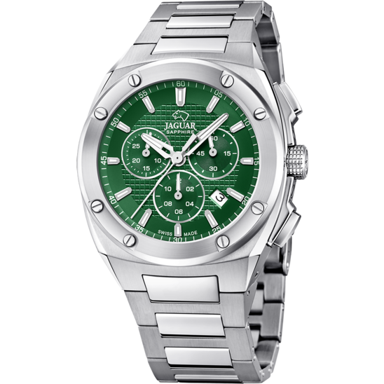 Jaguar Orologio Cronografo Uomo Swiss Made Verde