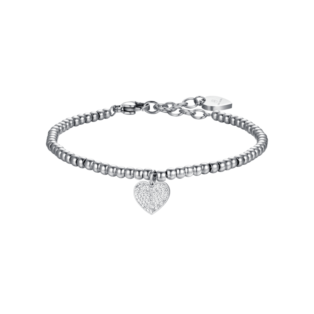 Luca Barra Bracciale Kids Cuore Zirconato