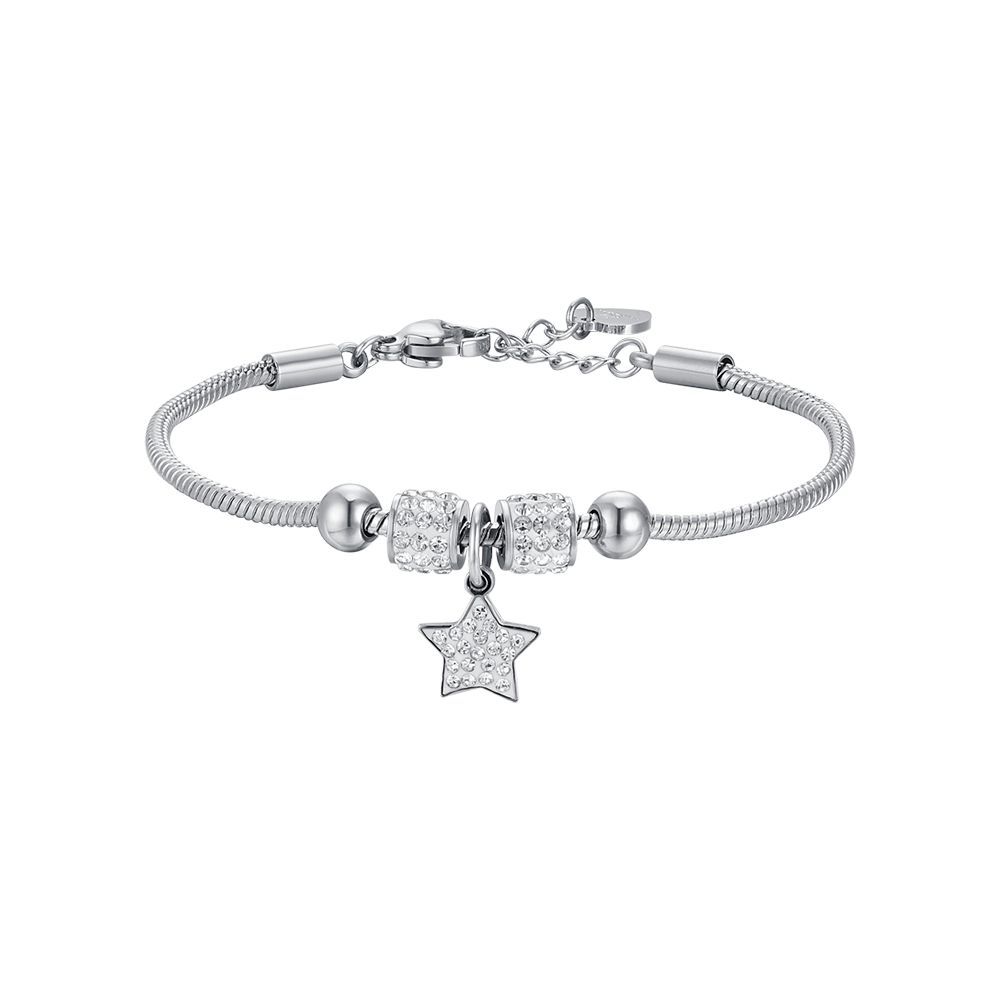 Luca Barra Bracciale Junior Acciaio Con Stella