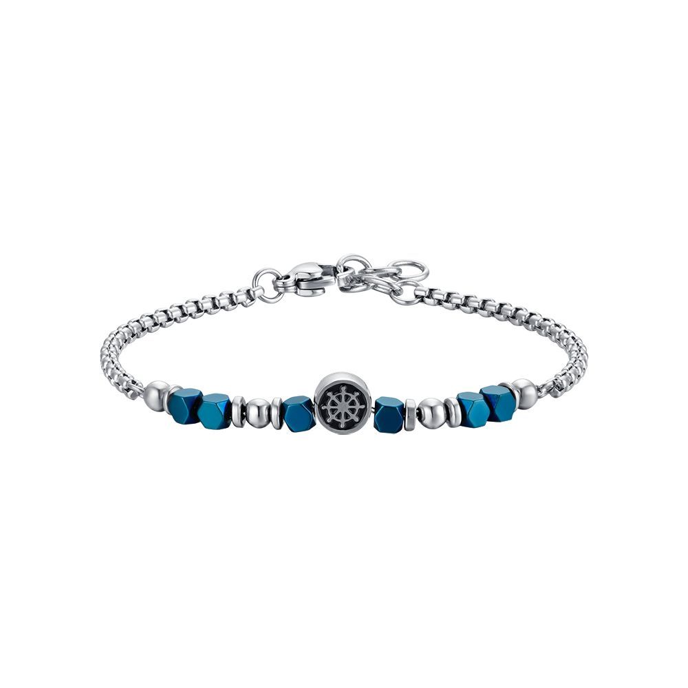 Luca Barra Bracciale Junior Acciaio Con Timone