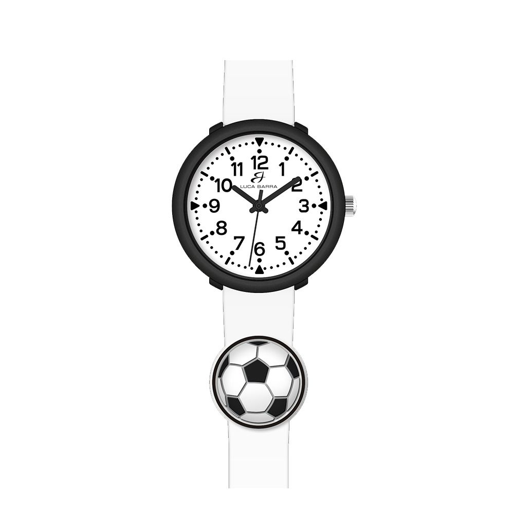 Luca Barra Orologio Kids Solo Tempo Gomma Bianco
