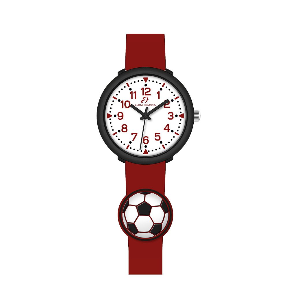 Luca Barra Orologio Kids Solo Tempo Gomma Rosso