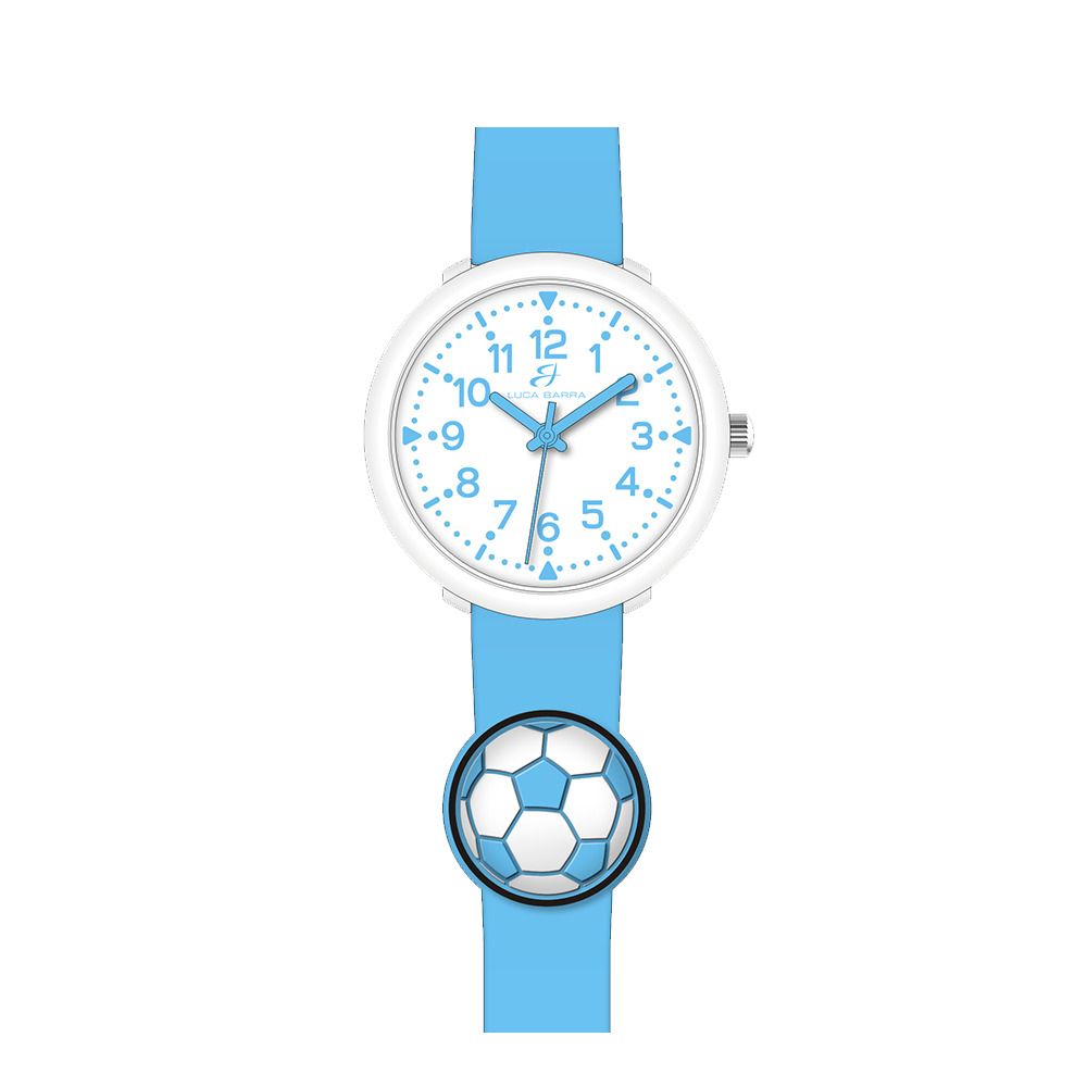 Luca Barra Orologio Kids Solo Tempo Gomma Azzurro