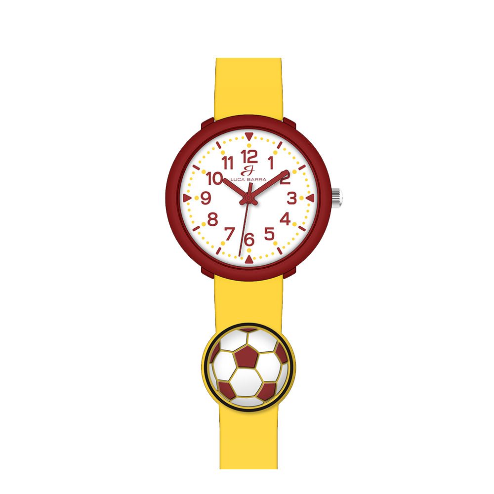Luca Barra Orologio Kids Solo Tempo Gomma Giallo
