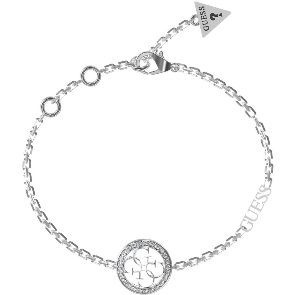 Guess Bracciale Donna Acciaio Logo 4G