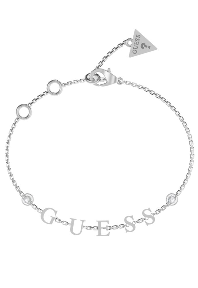 Guess Bracciale Donna Acciaio Scritta Guess