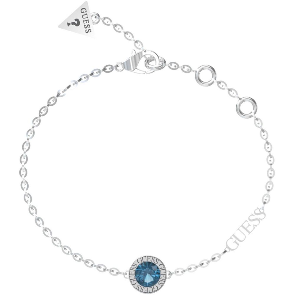 Guess Bracciale Donna Acciaio Cristallo Blu