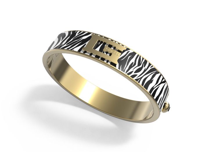 Guess Bracciale Rigido Donna Acciaio Gold Foulard