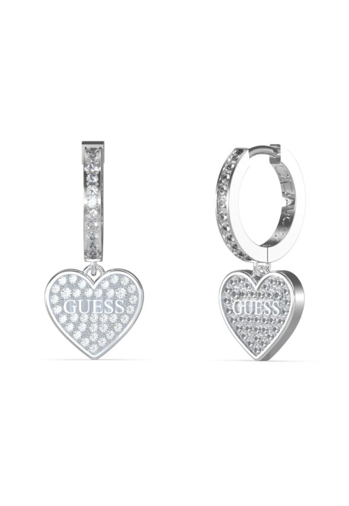 Guess Cerchietto Acciaio Cuore Zirconato