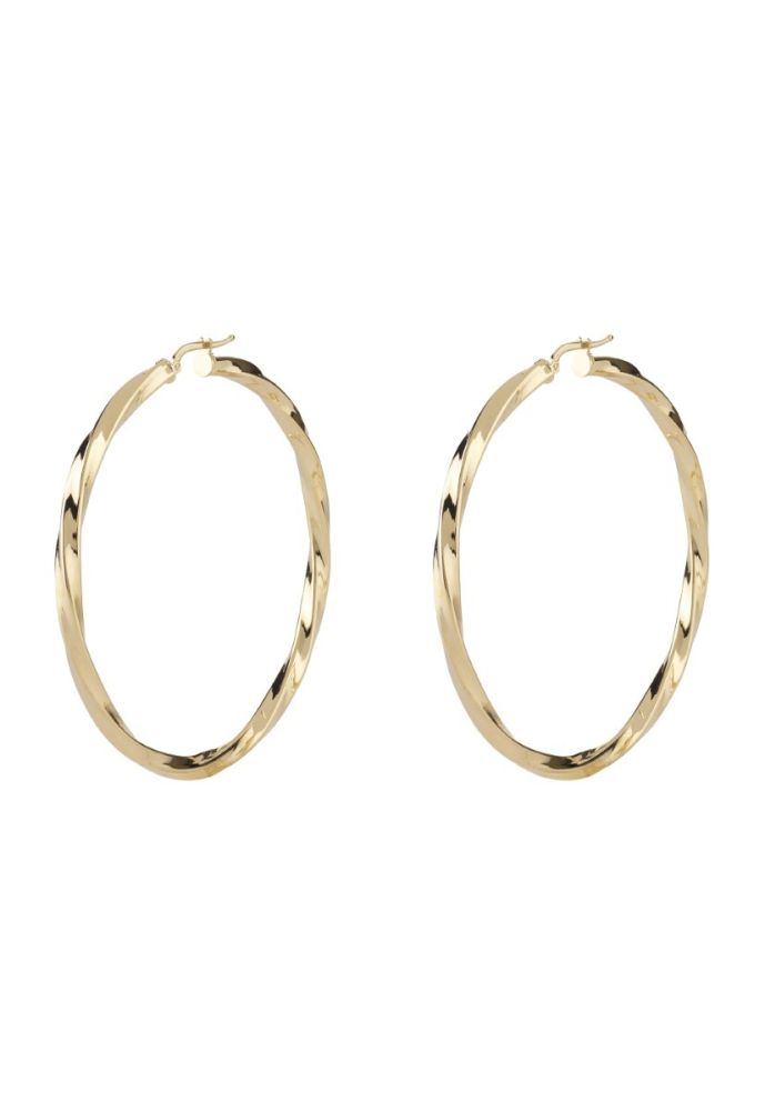 Guess Cerchi Torchon Acciaio Dorato 60 mm