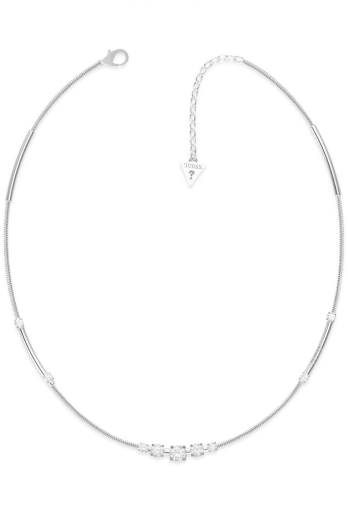 Guess Girocollo Donna Acciaio Sunburst 5 Cristalli