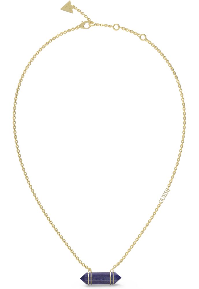 Guess Collana Acciaio Gold e Lapis