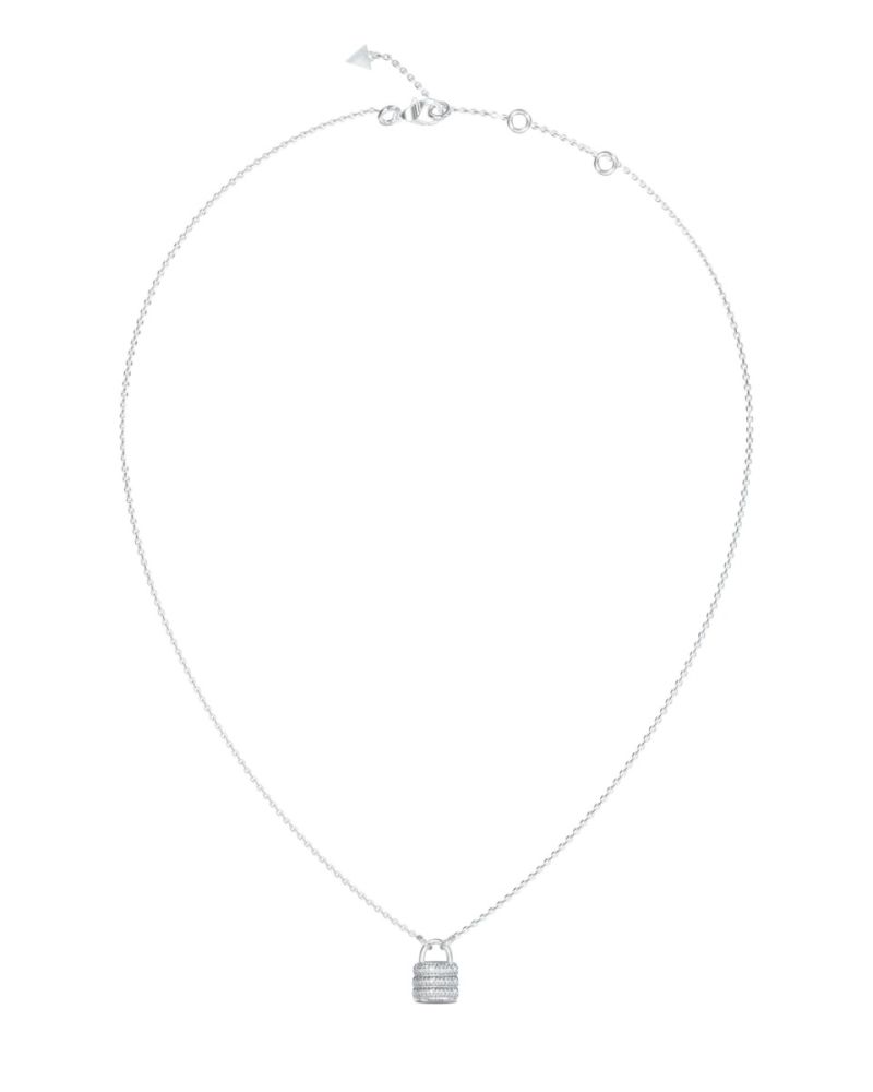 Guess Collana Acciaio Con Lucchetto