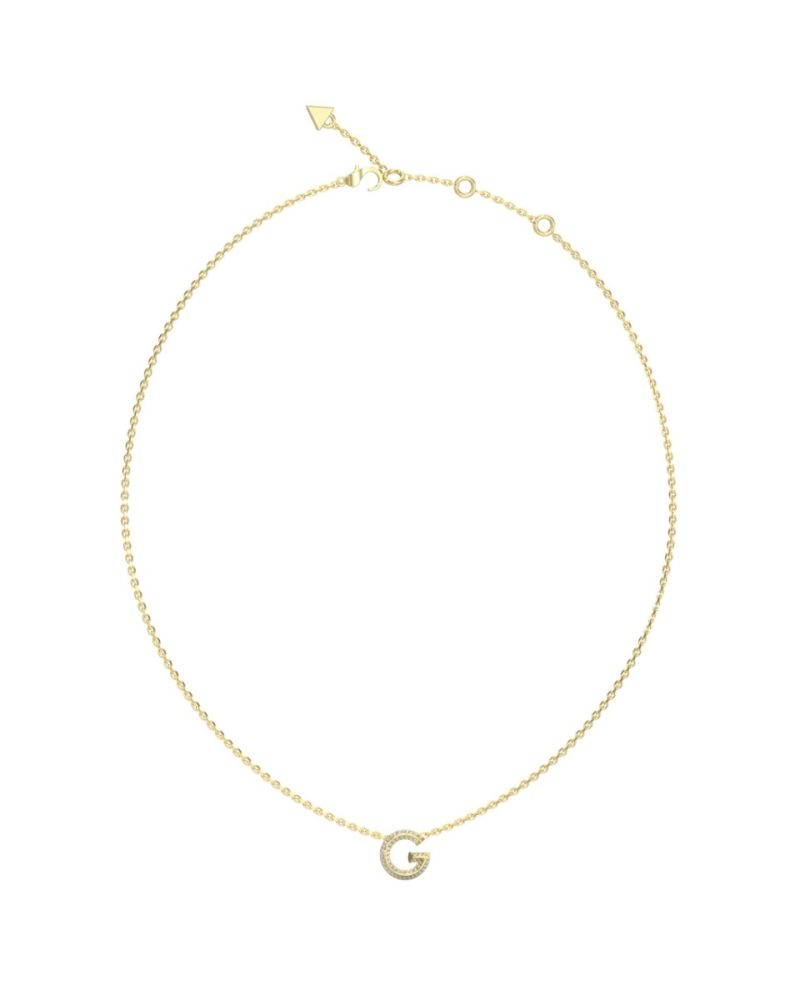 Guess Collana Acciaio Gold Lettera G