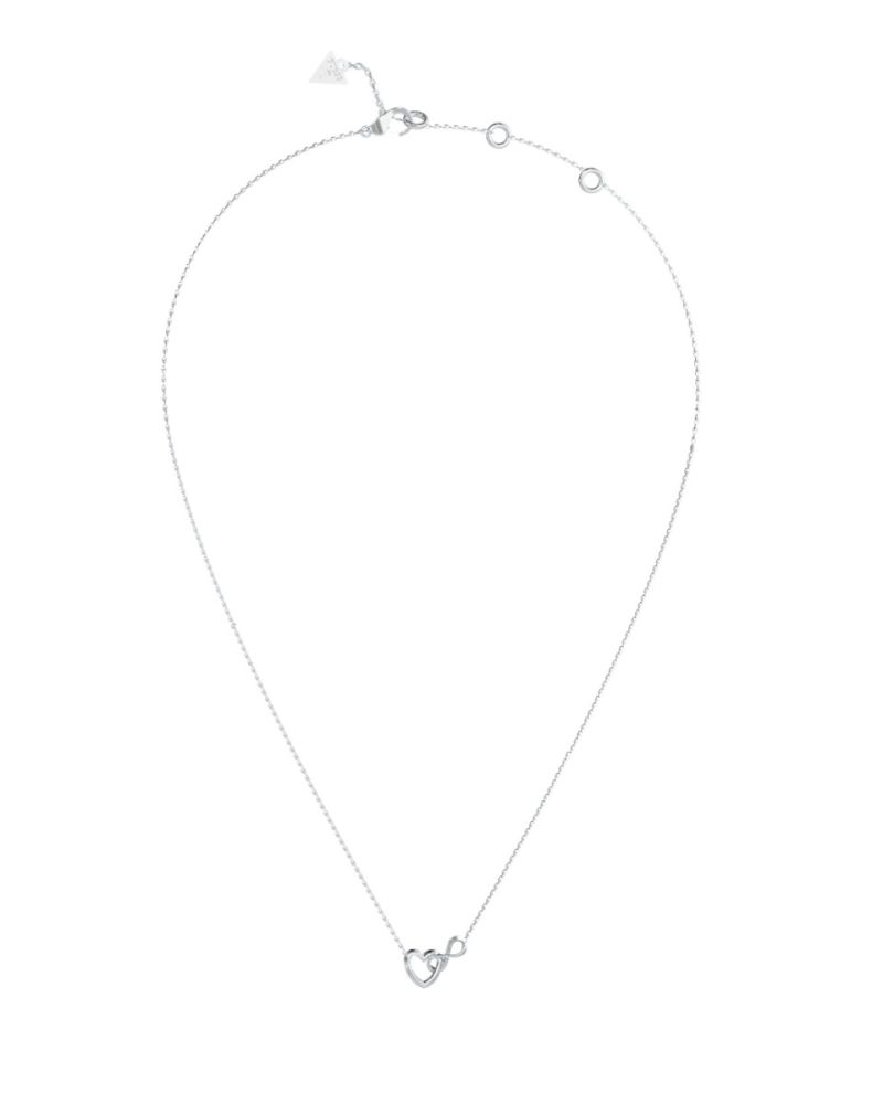 Guess Collana Acciaio Cuore ed Infinito