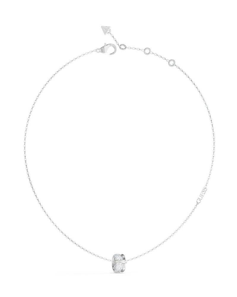Guess Collana Acciaio Elemento Zirconato