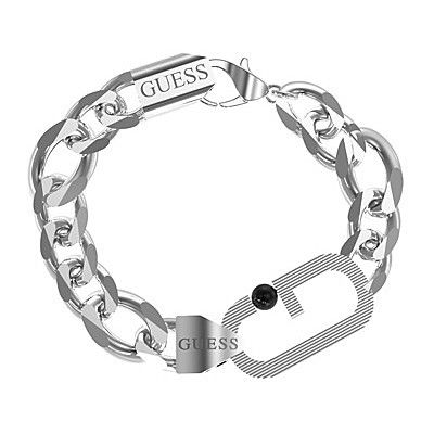 Guess Bracciale Catena Uomo Acciaio Lettera G