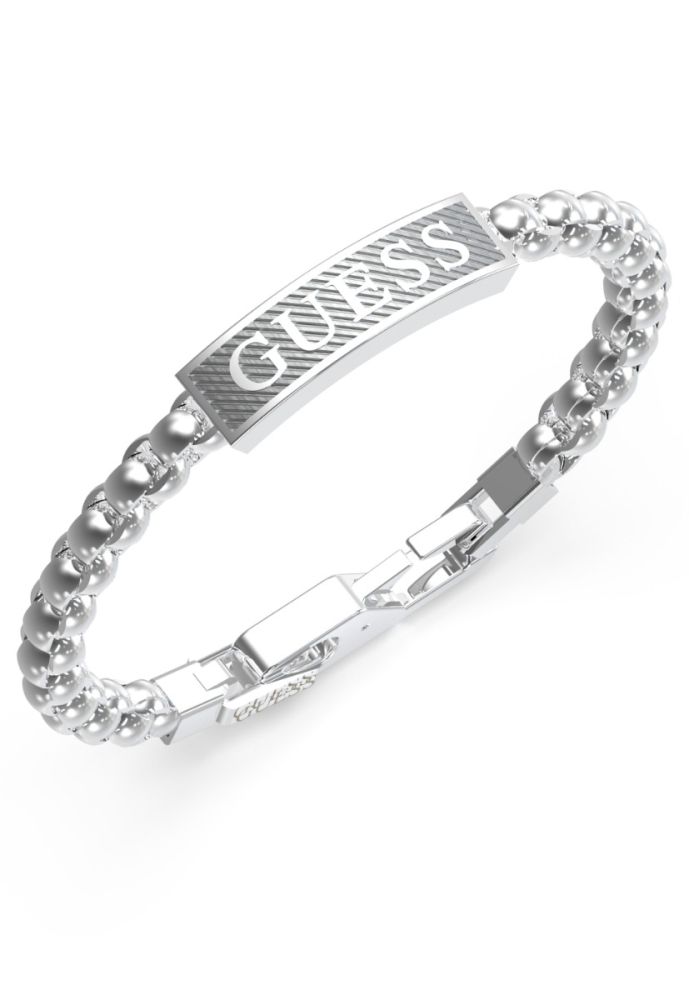 Guess Bracciale Acciaio Piastra Guess