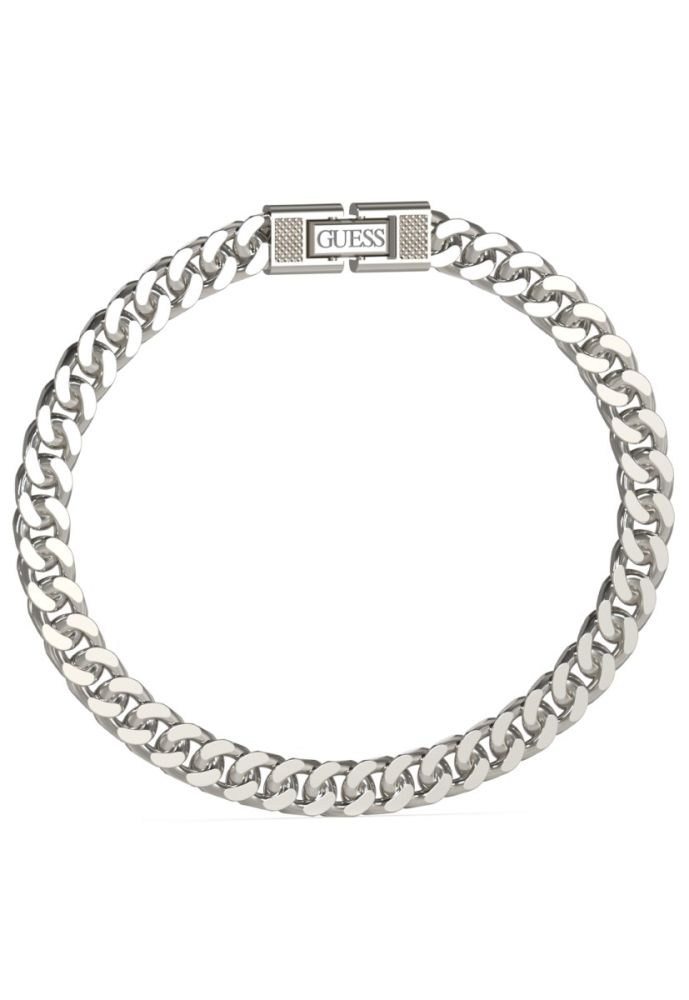 Guess Bracciale Catena Acciaio