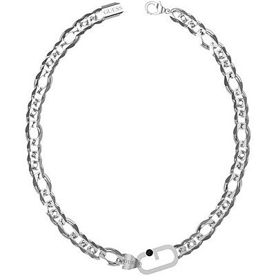 Guess Collana Catena Acciaio Uomo Maglia Lettera G