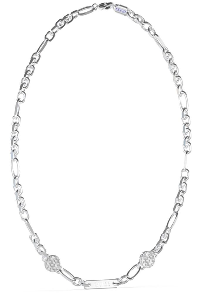 Guess Collana con Elementi Acciaio e Piastra