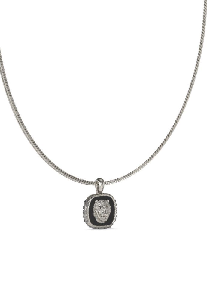 Guess Collana Acciaio con Leone